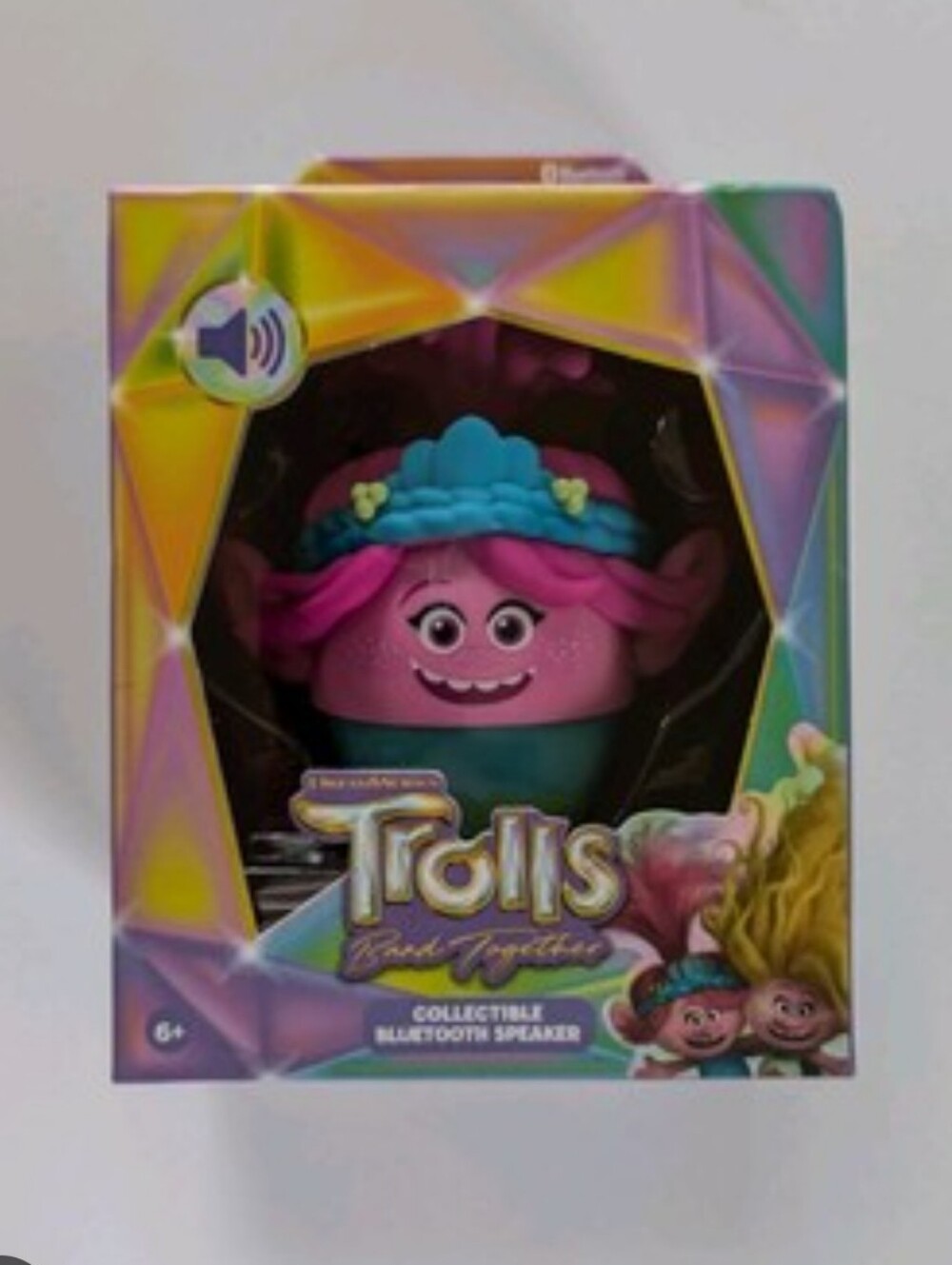 Trolls Pink and Blue Licensed Bluetooth Speaker by Trolls